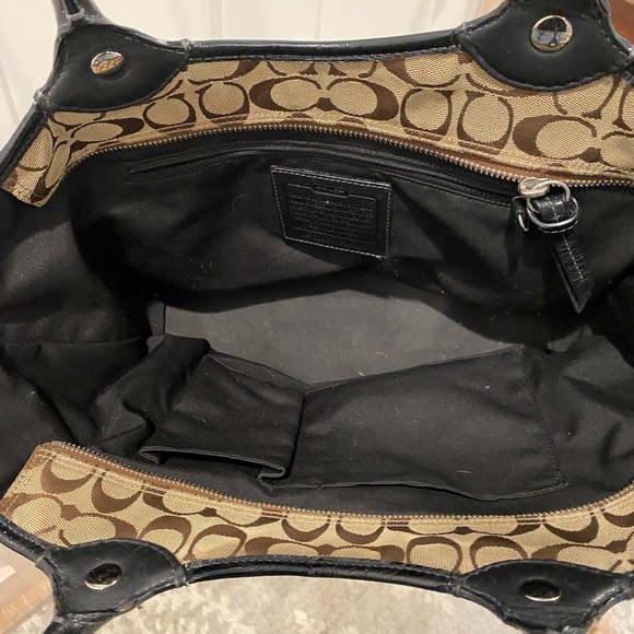 Coach Signature Bleeker Vintage Tote Shoulder Bag - Picture 6 of 9